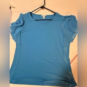 Calvin Klein Women's Sky Blue Blouse